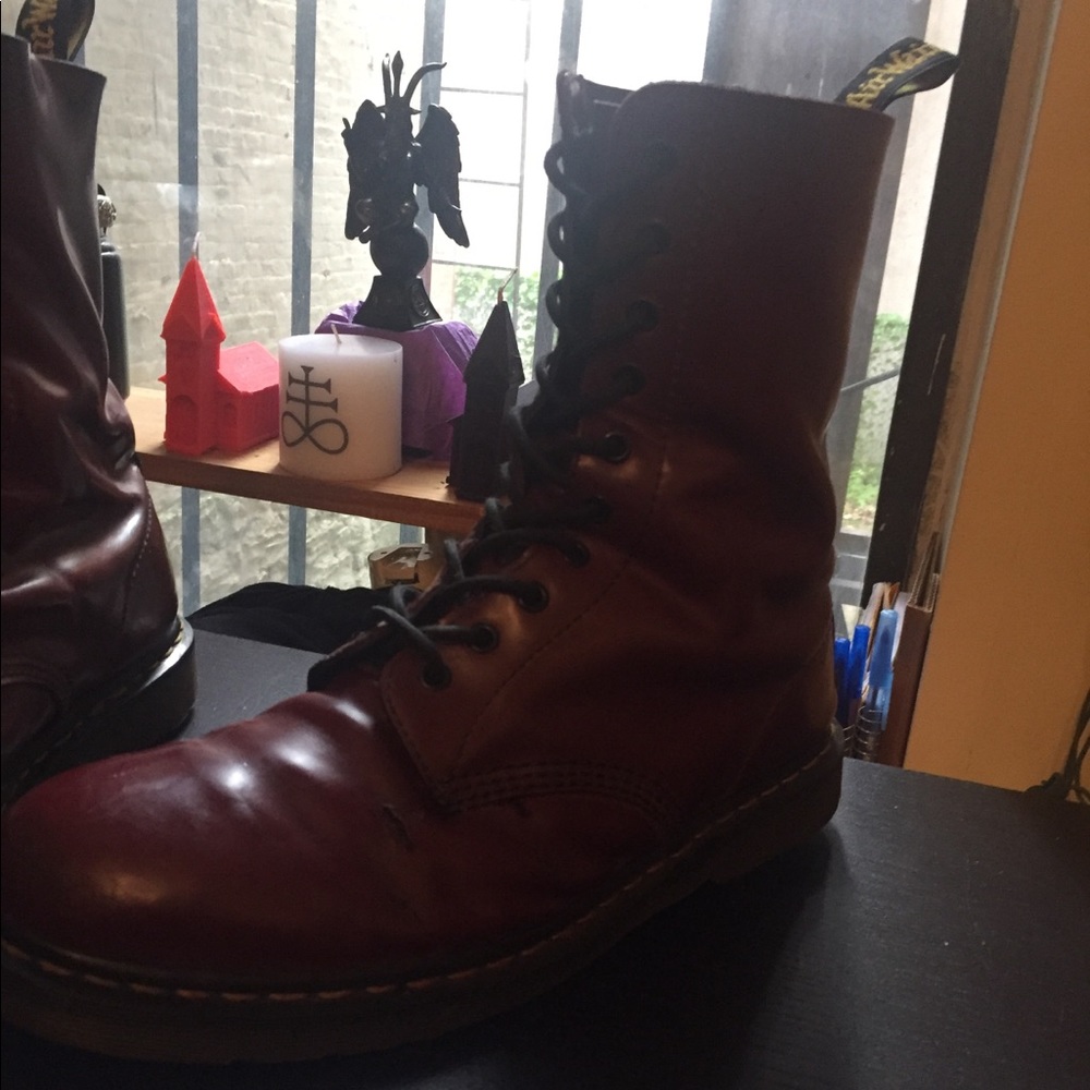 Mens Ox Blood Doc Martens